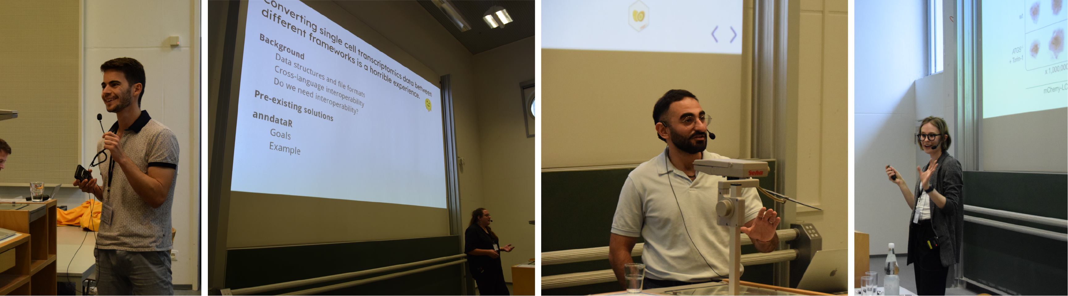 Short talks and presenters