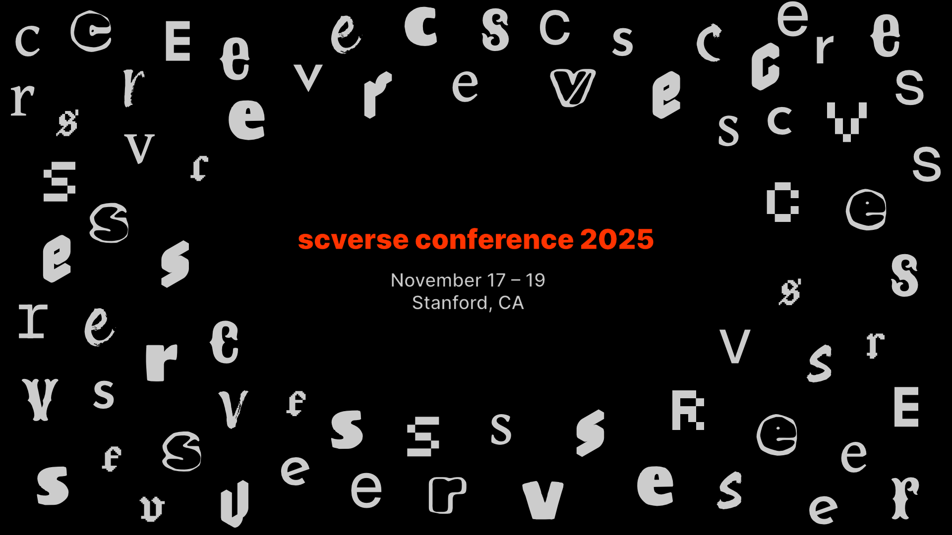 scverse lettering (no logo)